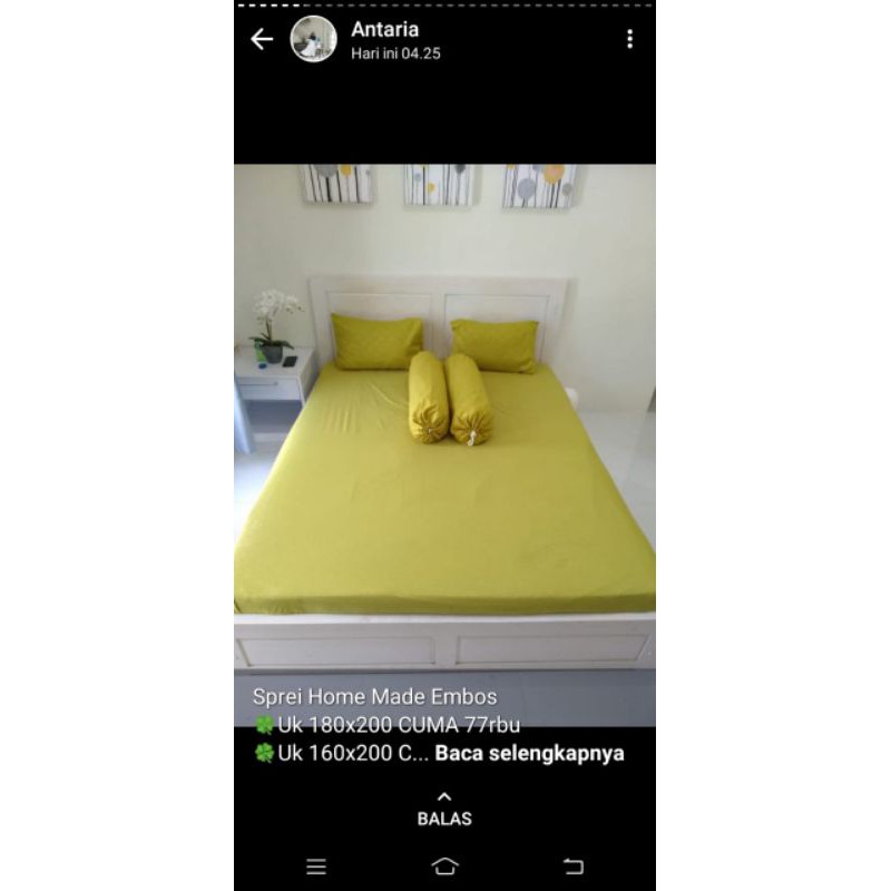 Sprei Emboss Katun