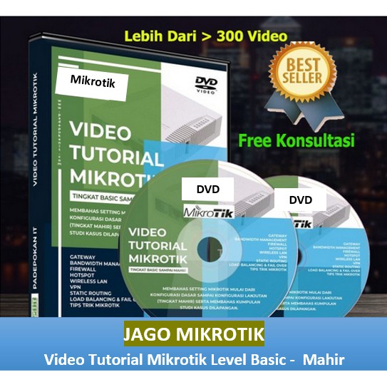 Video Tutorial Mikrotik Basic - Mahir | DVD