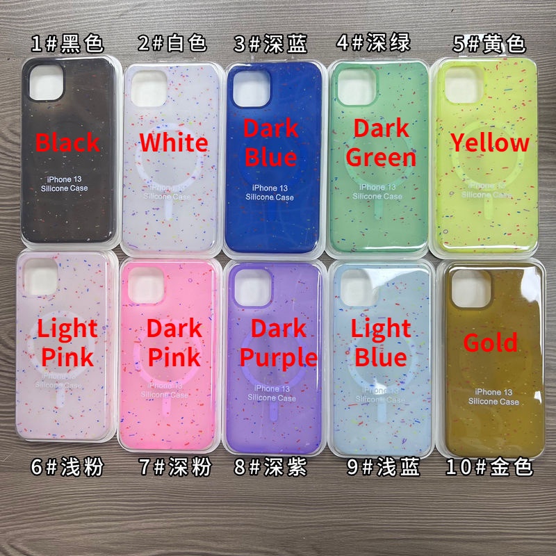 Case Silikon Magnetik Shockproof Untuk IPhone 14 12 13 Pro Max 14 Plus