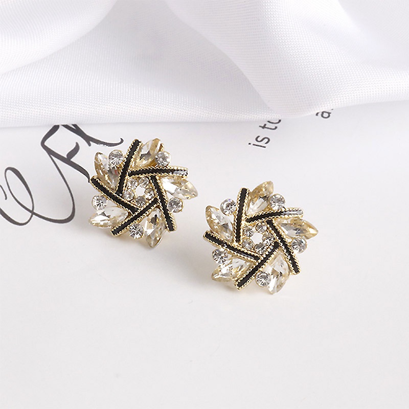 Anting Tusuk Gantung Sterling Silver 925 Desain Geometri Silang Gaya Korea Retro Untuk Wanita 2020