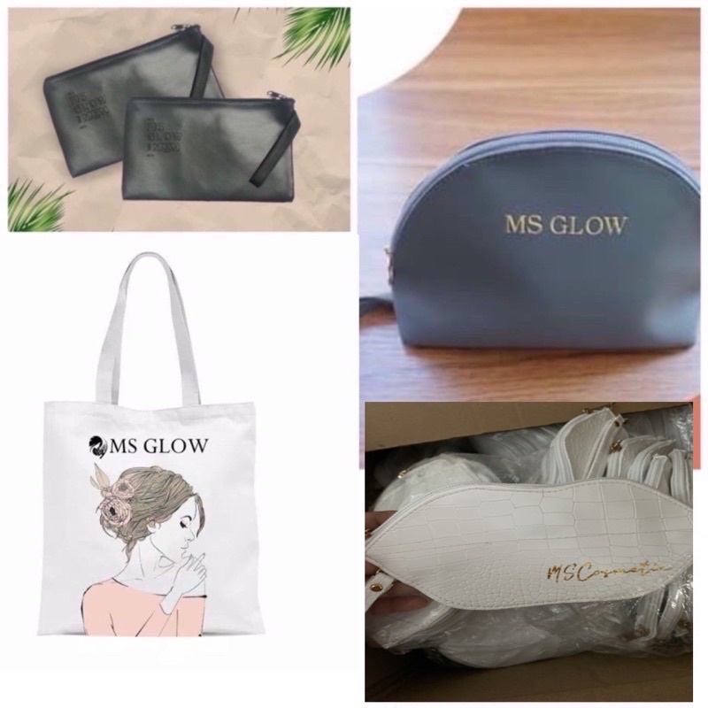 POUCH MS GLOW  / TOTEBAG MS GLOW / POUCH KOSMETIK / POUCH LC BEAUTY