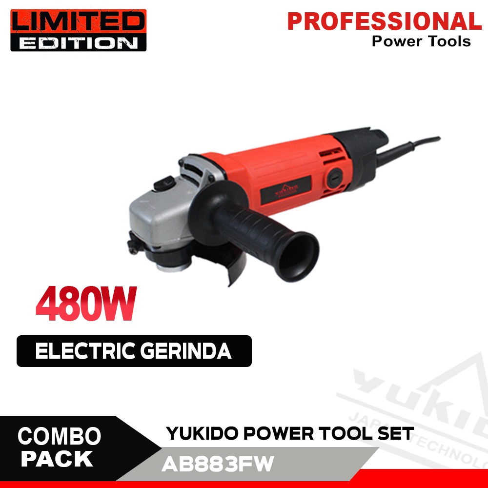 1x Klik Dapatkan 3 Item DIJAMIN ORI !! YUKIDO 1 SET KOPER BOR LISTRIK IMPACT DRILL 13MM MESIN GERENDA 4INC + JIGSAW  FREE AKESOSORIS PLUS BOX