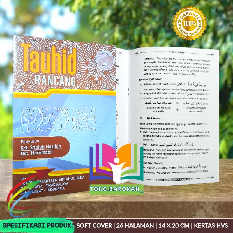Tauhid Rancang Tijan Addurori Ponpes Miftahul Huda Tasikmalaya Penjelasan Kitab Tijan Addurori Sunda