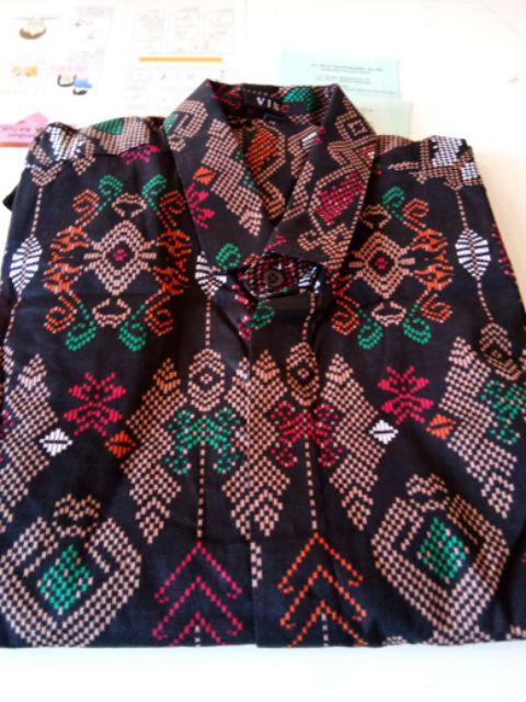 Kemeja Batik Pria Gradation Slimfit M L Xl Xxl Xxxl