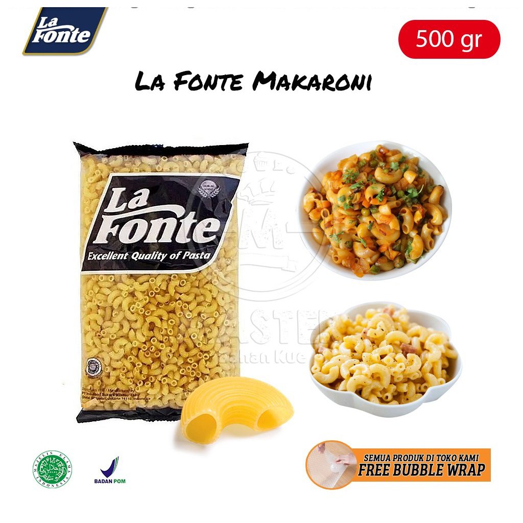 

La Fonte Chifferi Rigati / Pasta Bentuk Makaroni [500 gr]