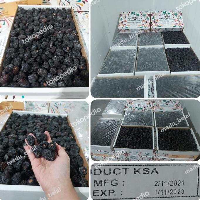 

Kurma Ajwa 5Kg Organic Grade A / Kurma Nabi Dari Madinah Stock Baru Pwjp_Qy14Z