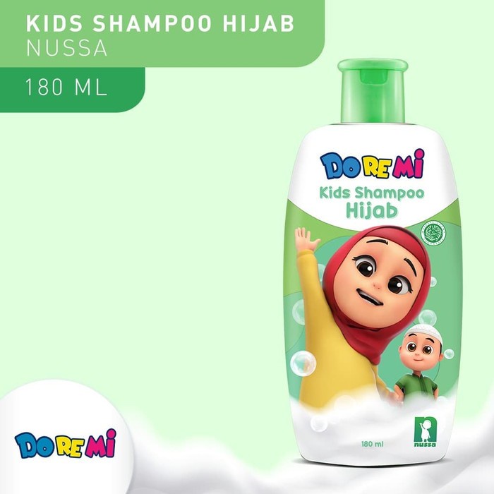 Doremi Nussa Kids Shampoo 180 ml - Shampo Anak Hijab Halal 180ml