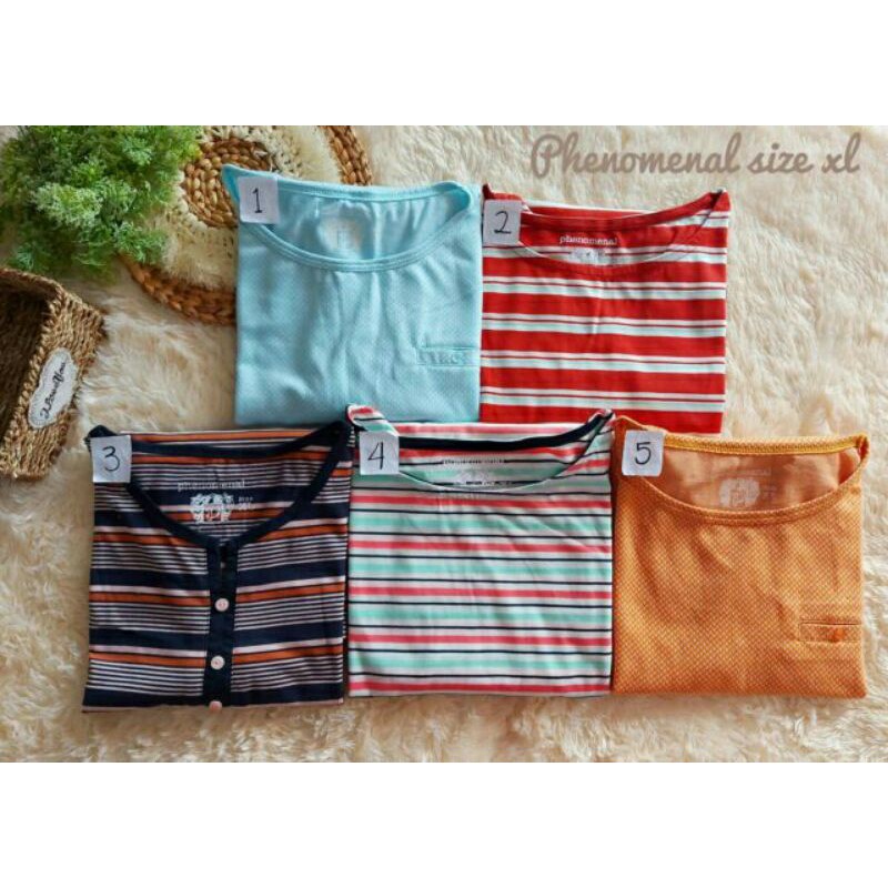 Kaos PHENOMENAL BRAND MATAHARI UKURAN XL