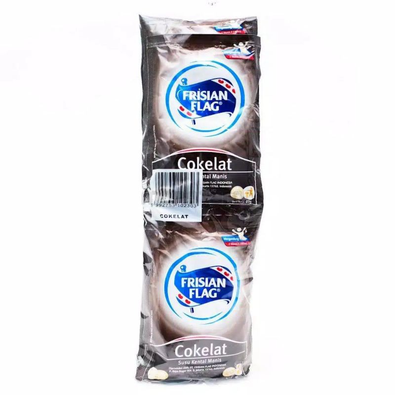 

Susu cokelat bendera, susu kental manis frisian flag, susu coklat renceng