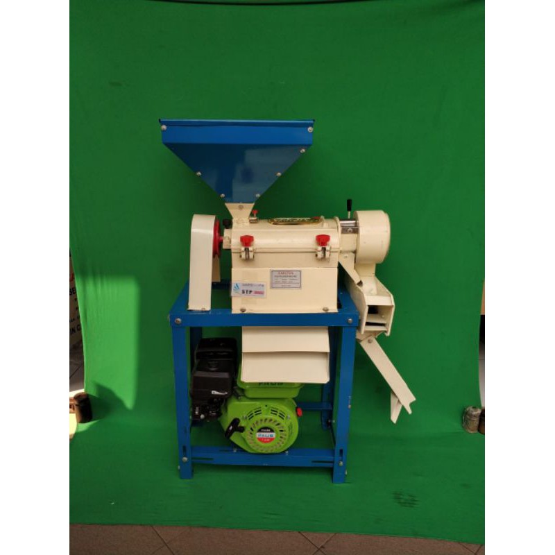 mesin giling padi CMH 350 Carlton dan mesin penggerak