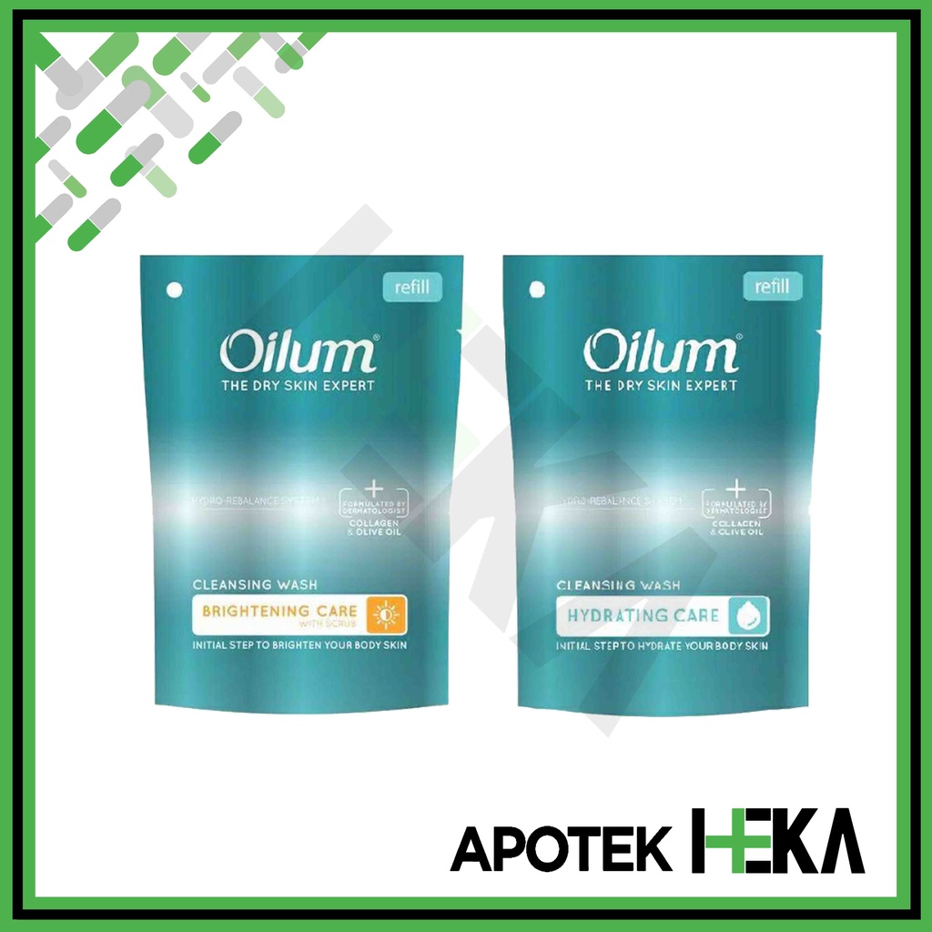 Oilum Brightening / Hydrating Cleansing Wash 175 ml Pouch - Sabun Cair (SEMARANG)