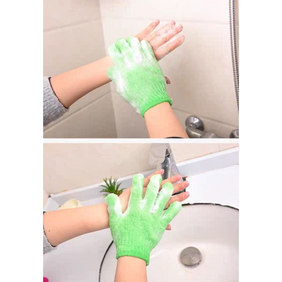 Spons Sarung Tangan Mandi / Body Scrubber Exfoliating / Bath Glove / Sponge