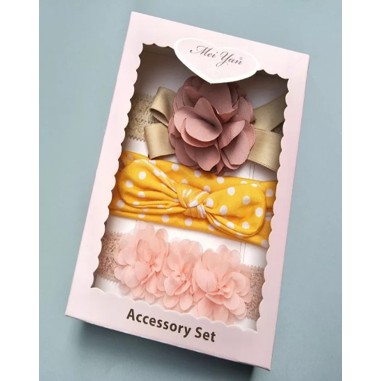 [1KG 15PCS] ❤ LBS  ❤ Set Bandana Bayi Dengan Model Ikatan Pita Bervariasi Box-B.7
