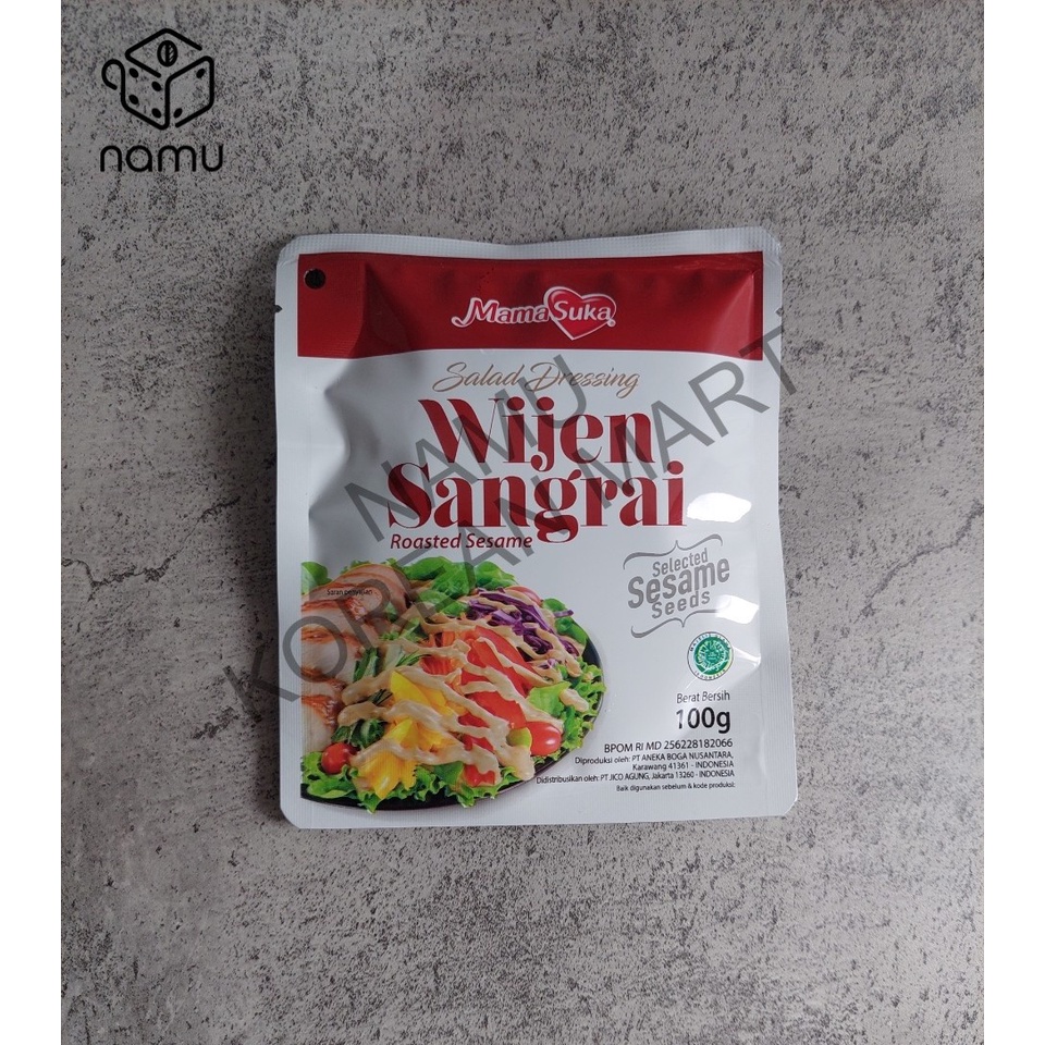 

Mamasuka Salad Dressing Wijen Sangrai 100gr / Salad Dressing / Roasted Sesame / Wijen Sangrai