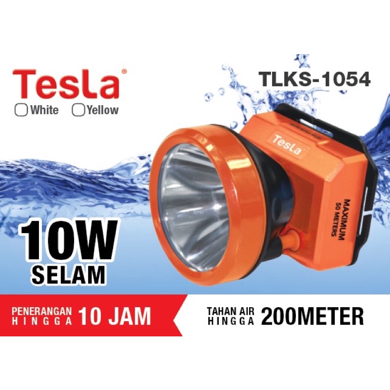 TESLA SENTER KEPALA SELAM 10 WATT 10W TLKS 1054