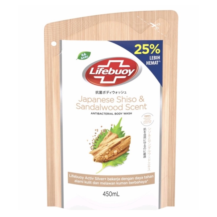 Jual Lifebuoy Body Wash Japanese Shiso & Sandalwood Scent 450 ml