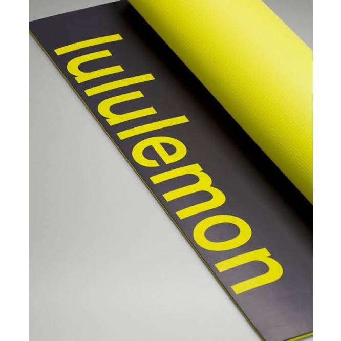 Lulu lemon Yoga Mat 5mm - true navy yellow lululemon / Matras yoga lulem / Matras yoga lulu lemon