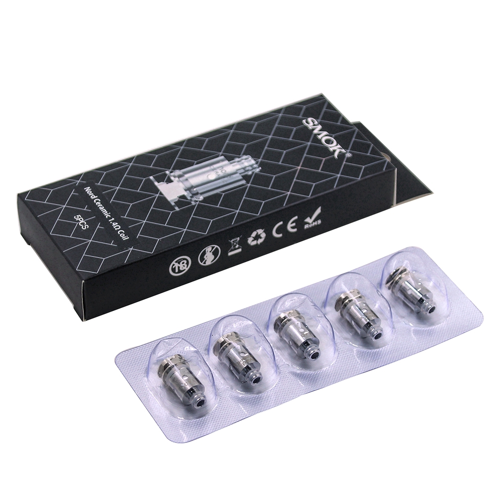 5Pcs Set SMOK Pod Nord Pengganti Occ Coil 0.6/1.4ohm untuk Vape