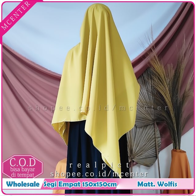 versi 2 hijab segiempat wolfis ukuran 150 x 150 cm wellcome affilate