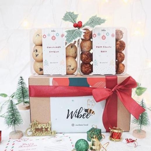 

HOT CHRISTMAS HAMPERS WIBEE - PARSEL NATAL KUE KERING & KOPI - HAMPERS BN51FV6C