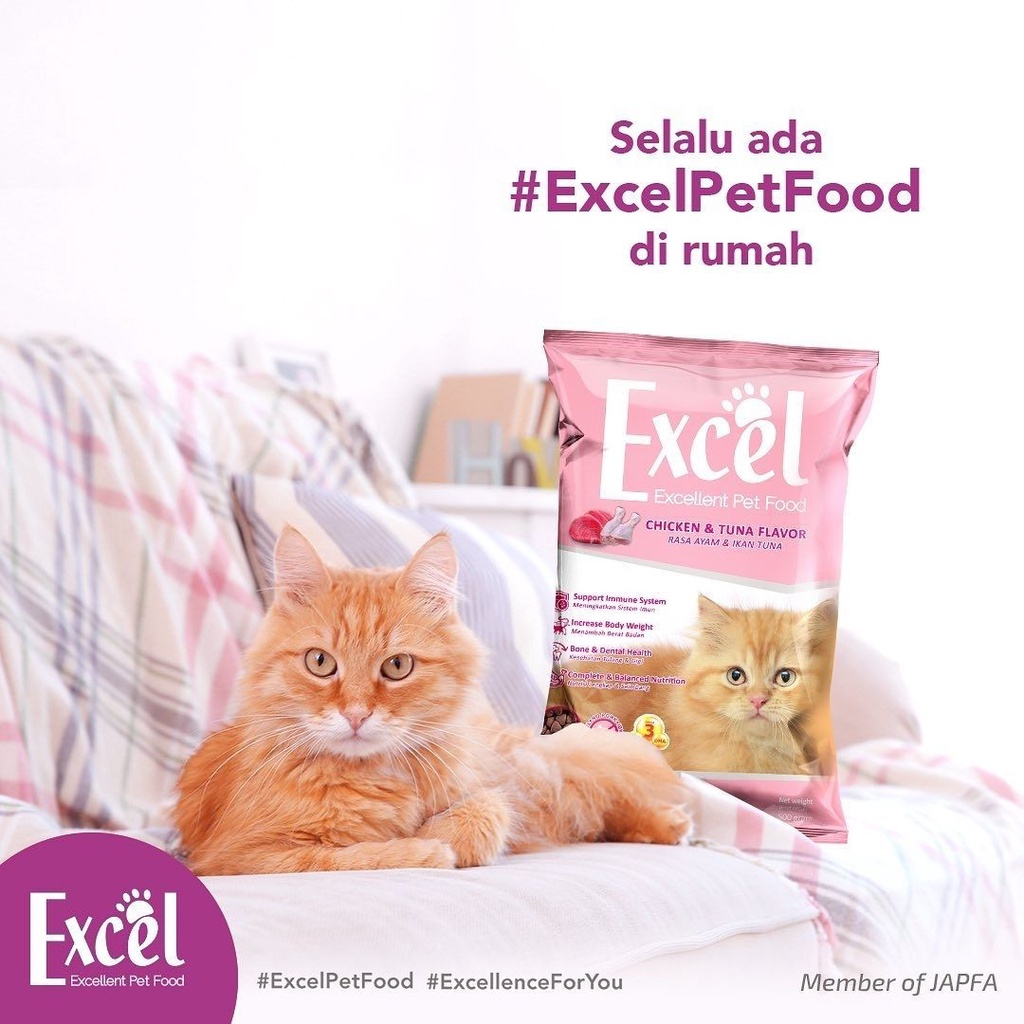 EXCEL Mother and Kitten Makanan Kucing untuk Ibu dan anak FEFARM