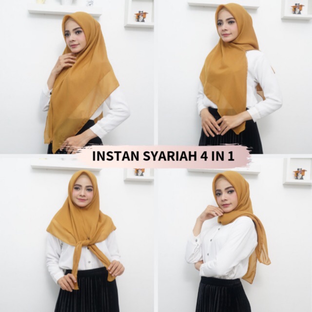 INSTAN ZIPPER POLLYCOTTON 4 IN 1