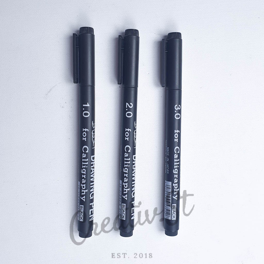 

SNOWMAN Spidol Drawing Pen Calligraphy 1.0-3.0 Pena Kaligrafi