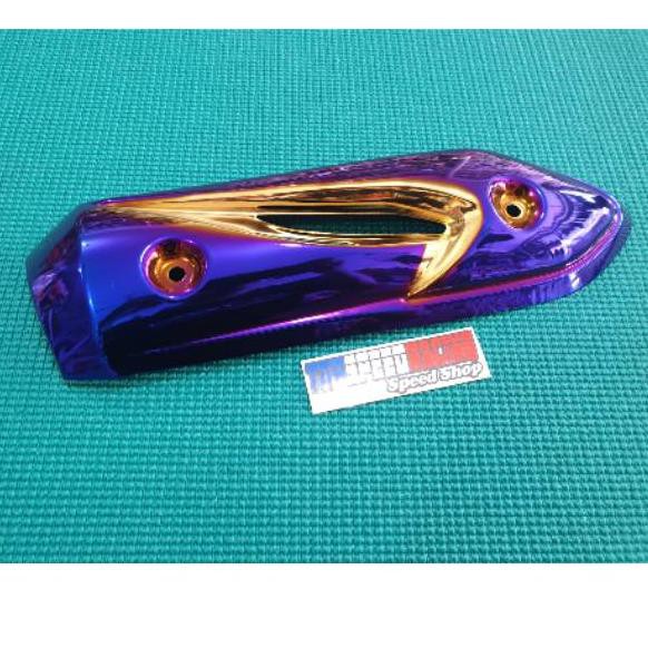 RCA Tameng knalpot twotone 2tone blue gold beat original heng thailand ✅