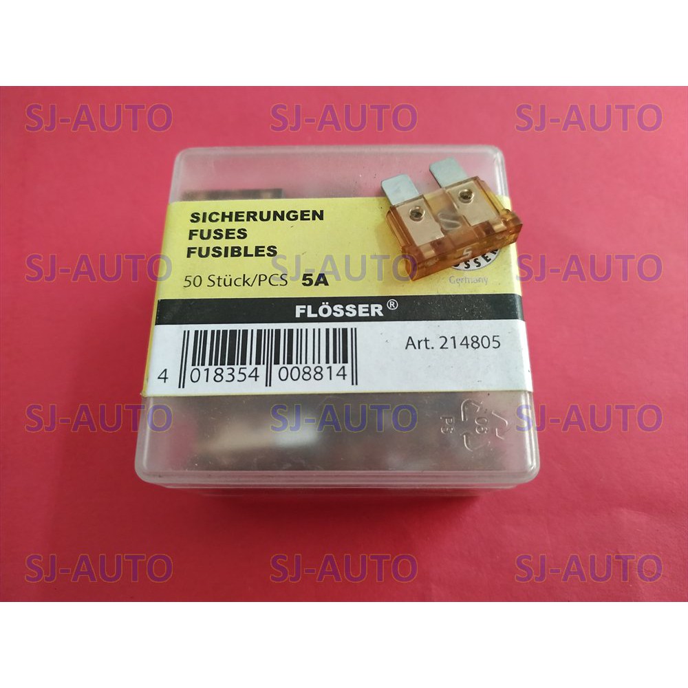 Sekring DX Flosser 5A Sekring Gepeng Flosser 5A