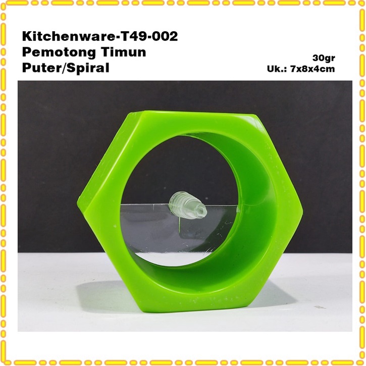 Kitchenware-T49-002 Pemotong Timun Spiral/CUcumber Cutter