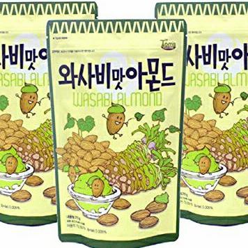 

toms kacang almond wasabi 200 gr