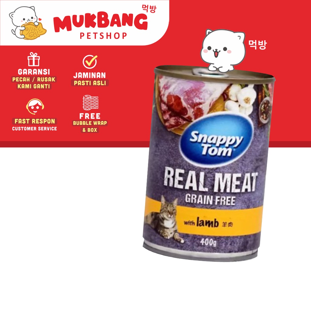 Snappy Tom Adult Cat 400gr Makanan Basah Kucing Wet Food Wetfood