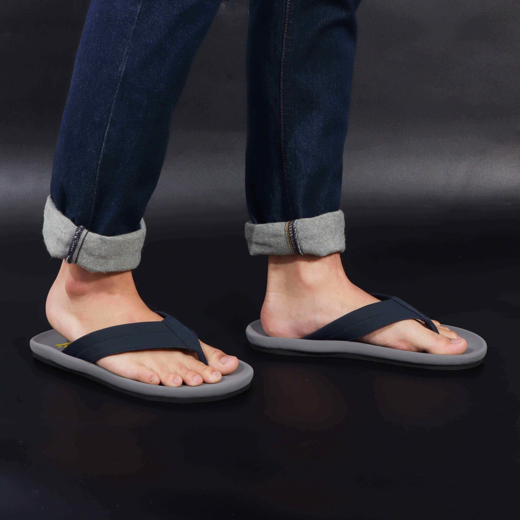 ANT PROJECT - Sandal Jepit Pria BECK Navy