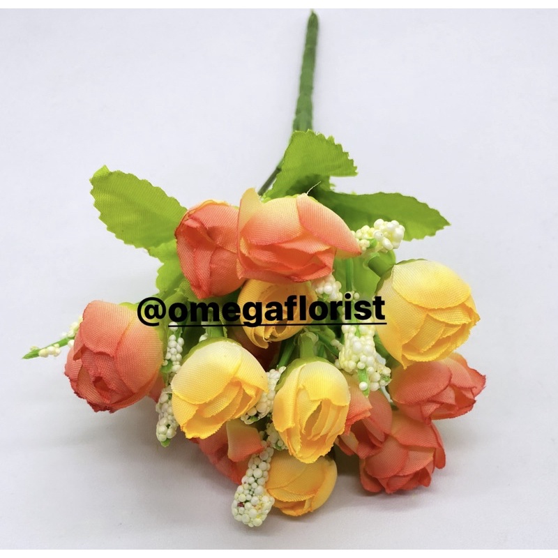 Bunga Kuncup Mini Artificial Bunga Artificial/Bunga Plastik/Bunga Dekorasi/Dekorasi Rumah/ Hiasan-Salem