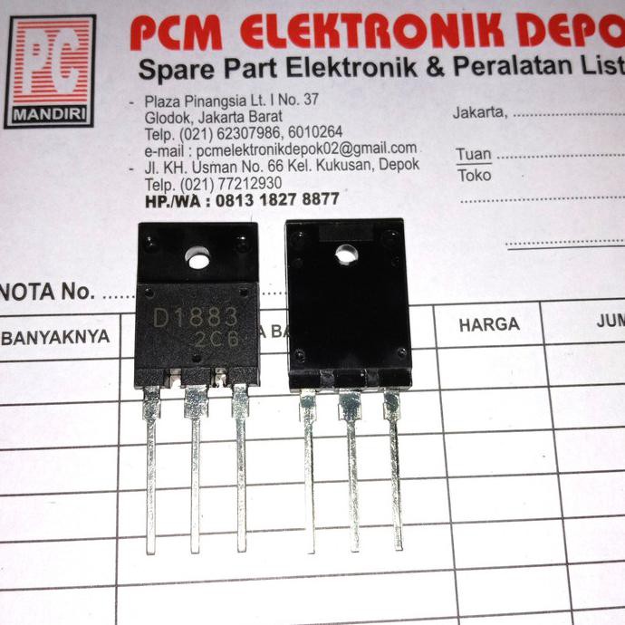 D1883 2Sd1883 2 Sd1883 D 1883 2Sd 2 Sd Transistor To247 To-247 Pcmelebik54 Murah