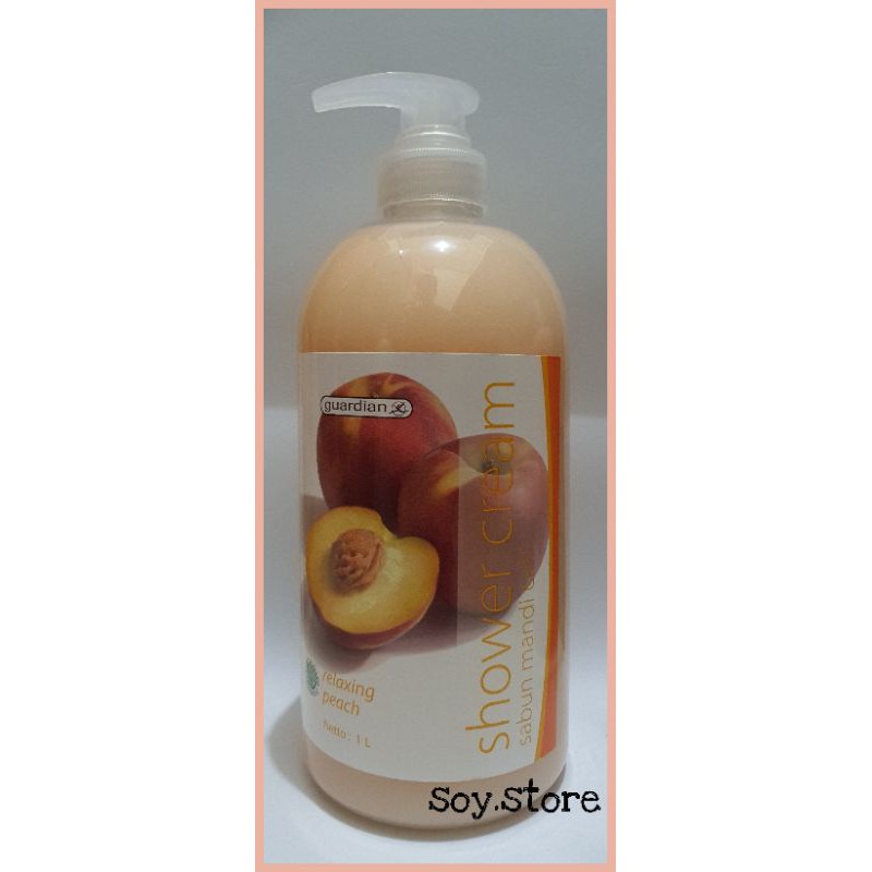Guardian Shower Cream Peach 1 Liter