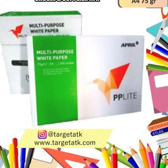 

♦ Kertas Print Fotocopy HVS A4 75 gr - PAPERLITE (Setara Paperone & ZAP) - BMO 75 gr ❅