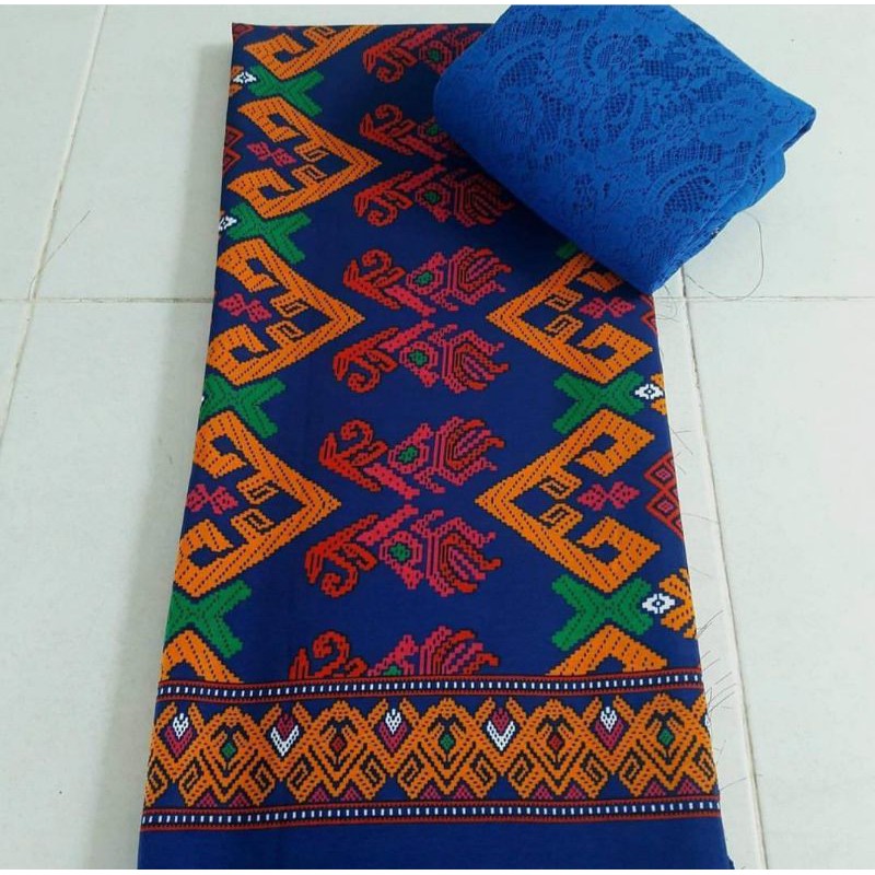 Set Kebaya brokat brukat kutubaru kutu baru putih pengantin akad bali jumbo seragam modern murah set