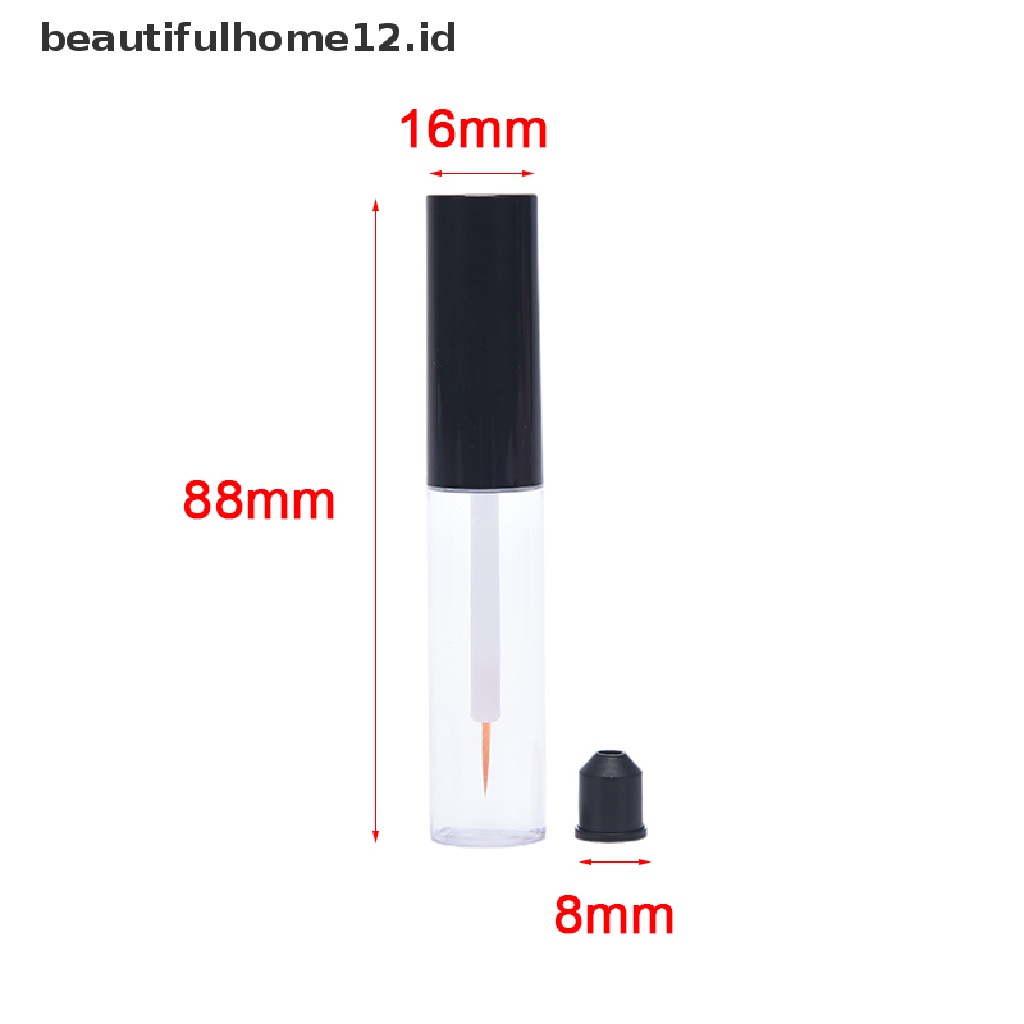 (Beautifulhome12.Id) Botol Tube Kosong 8ml Untuk Eyeliner / Bulu Mata Palsu