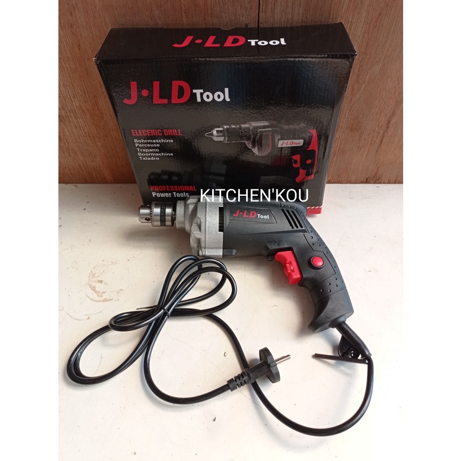 MESIN BOR LISTRIK JLD 10-4 ELECTRIC DRILL VARIABLE SPEED REVERSIBLE