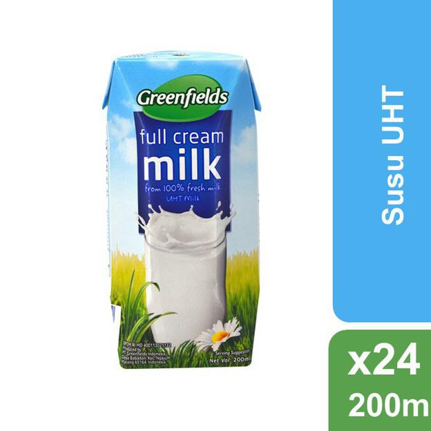 

BISA COD GREENFIELDS FULL CREAM 24 x 200 ml ( KARTON ) EKSLUSIF [Kode 1|Kode 2|Kode 3|Kode 4|Kode