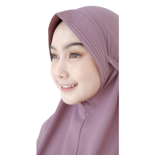 Jjilbab khimar simple pet tali//bergo maryam pet tali