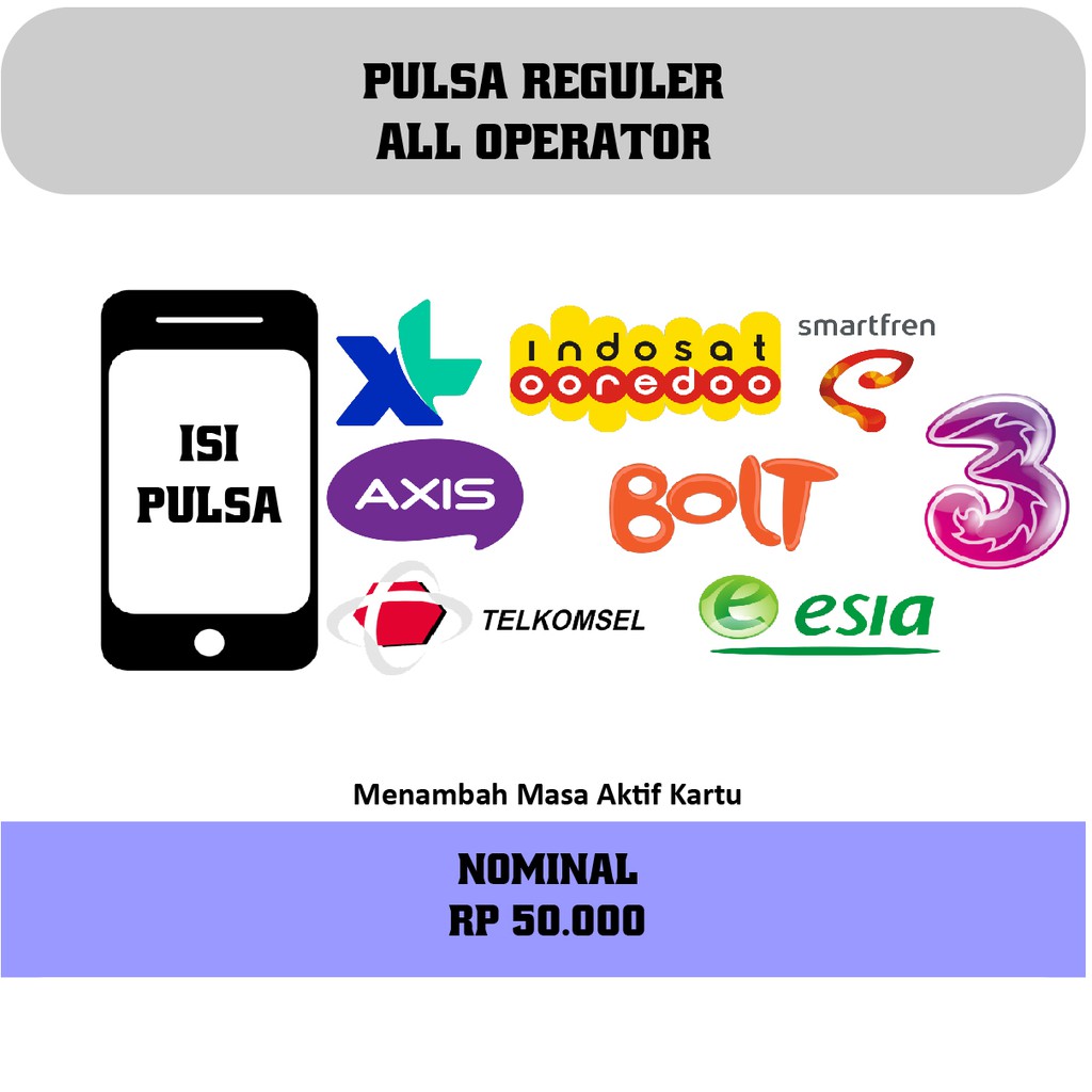 Pulsa Isi Ulang All Operator 30000 30k 30rb 30 Ribu Xl Indosat Axis