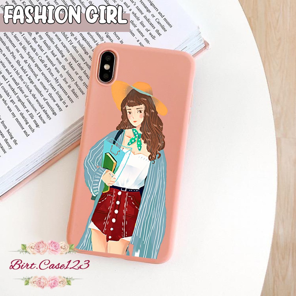 Softcase FASHION GIRL Oppo A3s A1k A5 A9 2020 A7 F9 A5s A31 A52 A92 A37 A53 A83 F1s F11 Pro BC3289