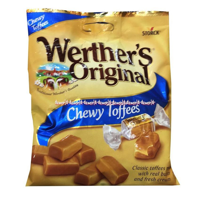 

PROMO HARI INI!!! Werther's Original Creamy Filling Chewy Toffees Permen 90gr Permen Krim Karamel We