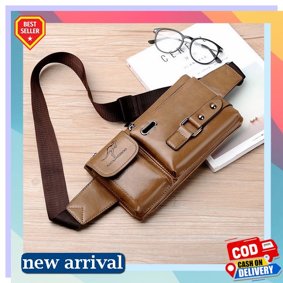 Kompek Pria Cowok Laki Laki Waterproof Anti Air Orignal Distro Keren Kecil Tas Cangklong Westbag Wei