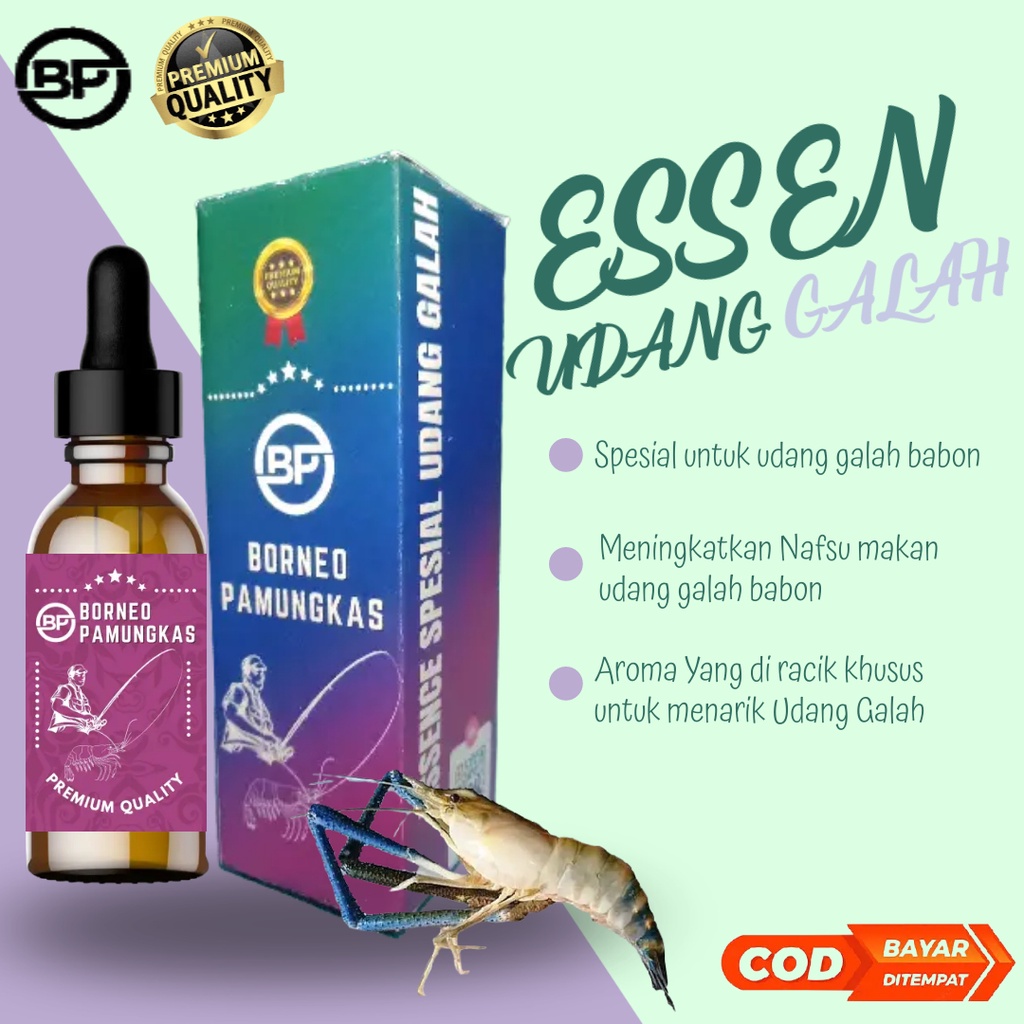 Essen Super udang Galah Babon Premium Strike Anti Boncos siap Strike