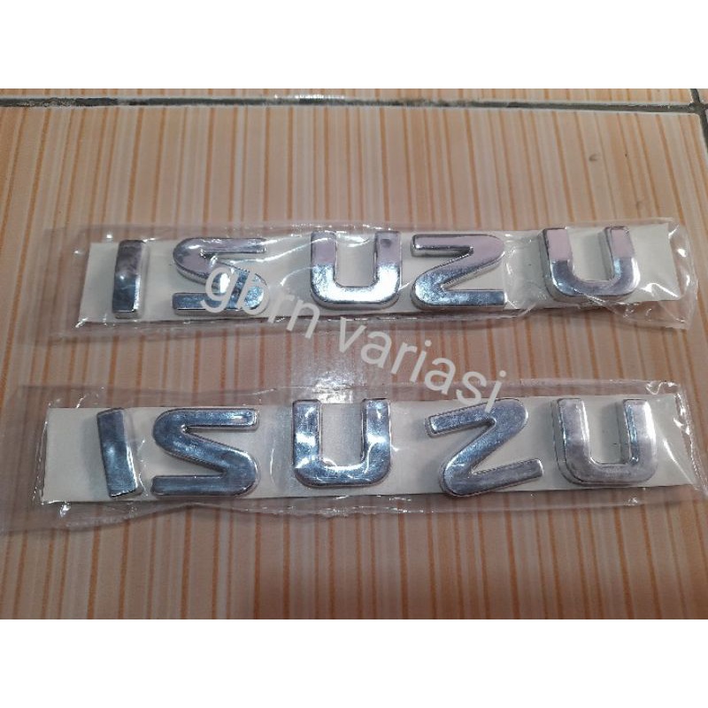 Jual Emblem Logo Isuzu Tulisan Logo Isuzu Shopee Indonesia