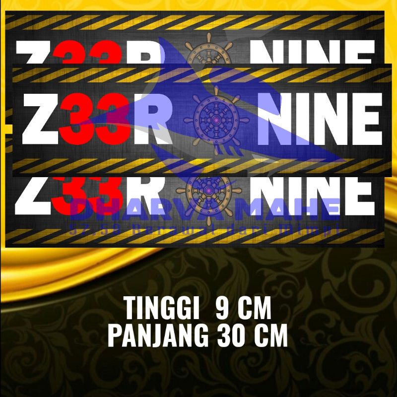 

Zero Nine, Stiker Zero Nine, angkatan 33, Bintara Polri