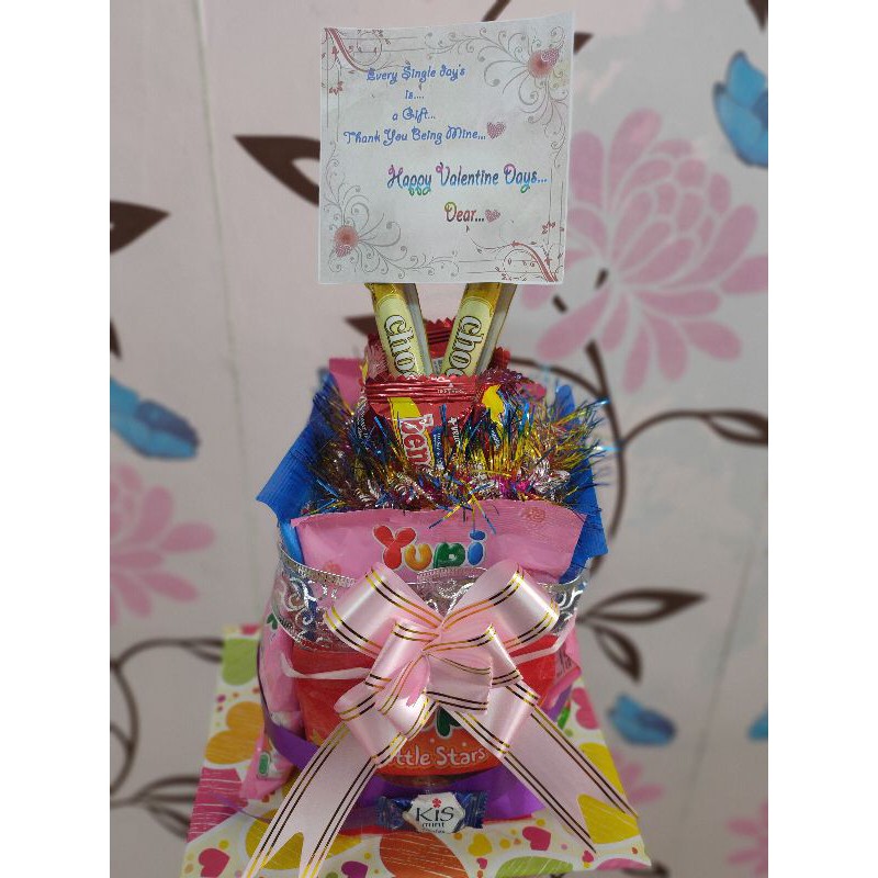 

Tower snack / Snack Tower edisi Valentine /tower cake